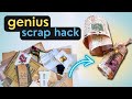 The EASIEST Way To Use Up Paper Scraps Snippet Rolls