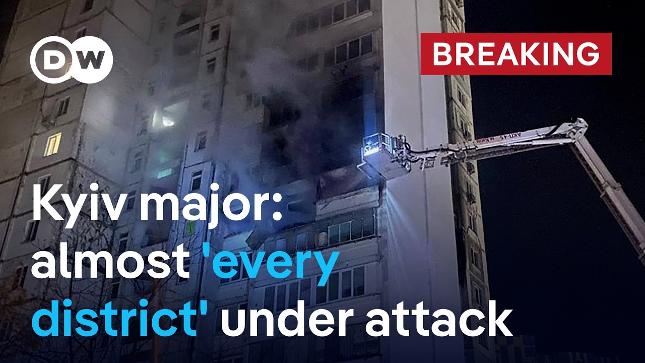 Russia launches massive overnight attack on Ukraine's capital Kyiv | DW News