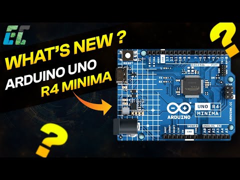 Arduino Uno R4 Minima getting started tutorial and its comparison with Arduino uno R3