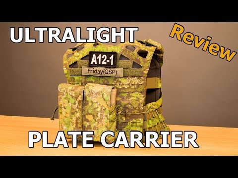 SPECOPS Ultralight Plate Carrier Lasercut Pencott Greenzone Review GSPAirsoft german / deutsch