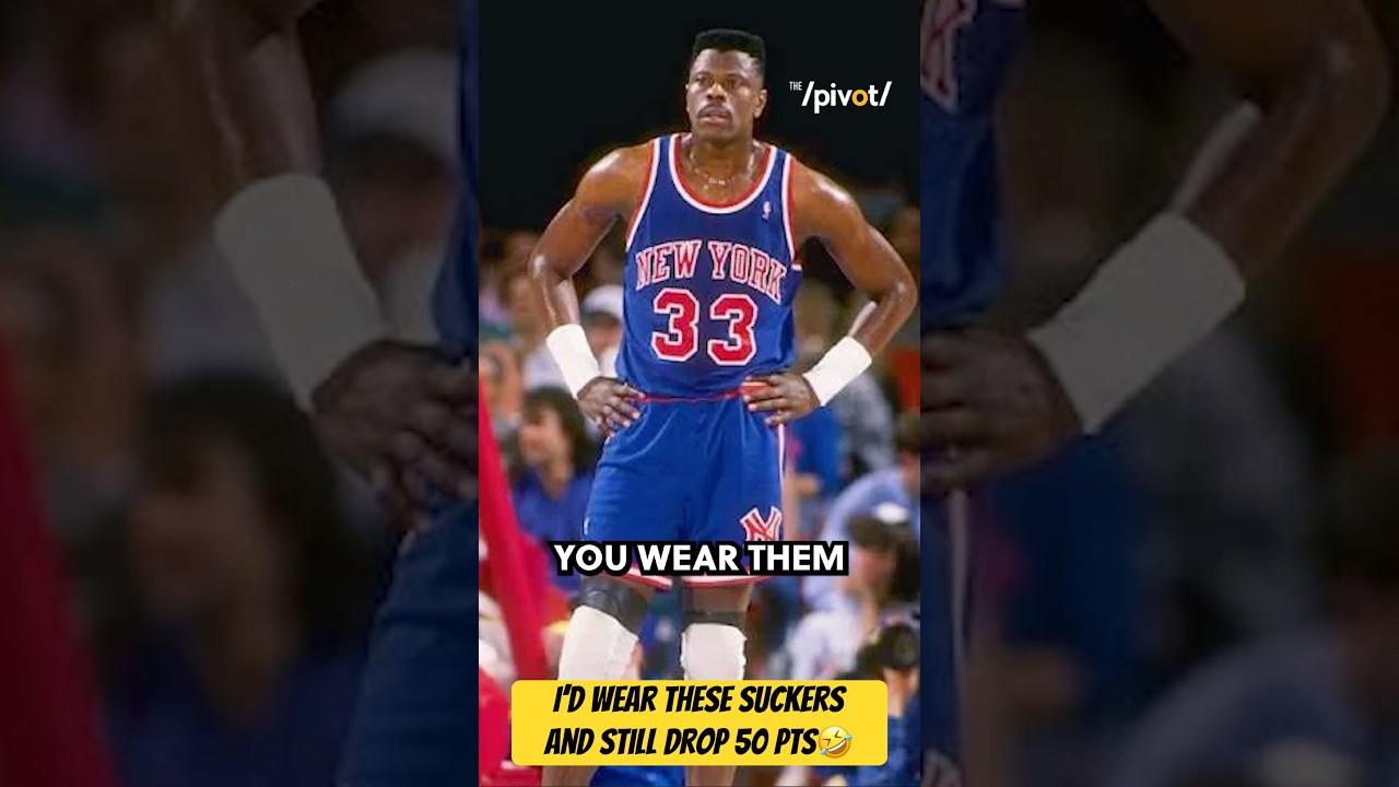“I love my knee pads” Patrick Ewing isn’t parting ways with these bad boys no matter what 🤣