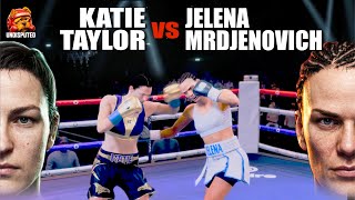 ボクシングゲームUNDISPUTED ケイティー・テイラー vs ジェレーナ・ムルジェノビッチ