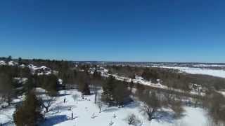 preview picture of video 'Parrot Bebop Drone - A View of Fredericton from Forest Hills Cemetery'