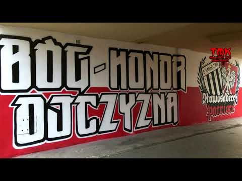 KIBICOWSKIE GRAFFITI - SANDECJA NOWY SĄCZ