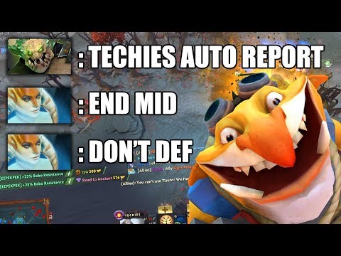 "TECHIES AUTO REPORT" - DotA 2