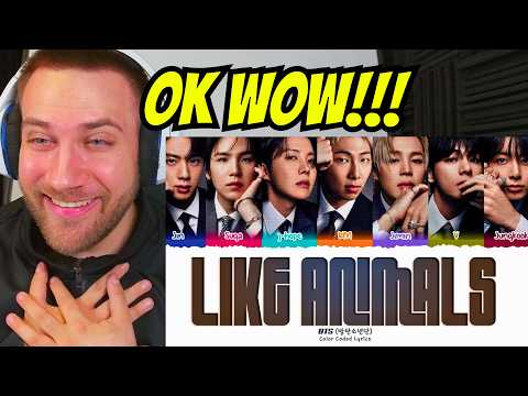 DAAAMN!! BTS 'Like Animals' Lyrics - REACTION