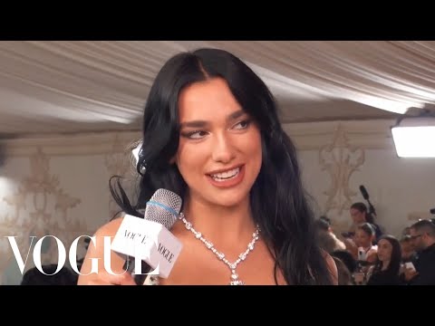 Dua Lipa on Her Vintage 1992 Chanel Dress | Met Gala 2023 With La La Anthony | Vogue