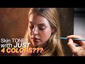 Realistic Skin Tones With Just 4 Colours The Zorn Palette Colour Mixing Demonstration