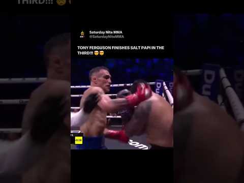 TONY FERGUSON FINISHES SALT PAPI!!! #misfits #tonyferguson