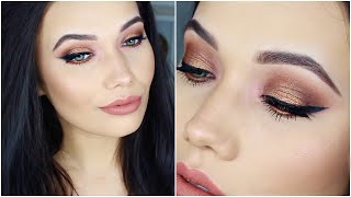 Get Ready With Me + Chit Chat | Bronze Smokey Eyes (NO False Lashes)