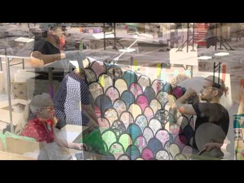 Booth Set Up - Spring Quilt Market 2015