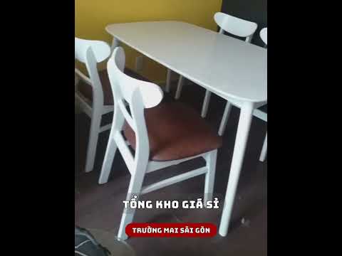 Bộ Bàn Ăn Mango 4 Ghế Màu Gỗ Tự Nhiên - BGA2