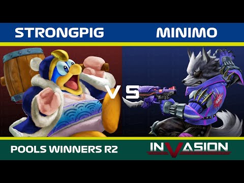 Invasion 2022: Pools Winners R2 Strongpig (King Dedede) Vs Minimo (Wolf)