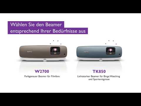 Welcher Beamer ist der Richtige? W2700 oder TK850?