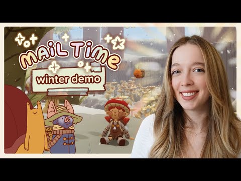 The Coziest Cottagecore Game - Mail Time Winter Demo!