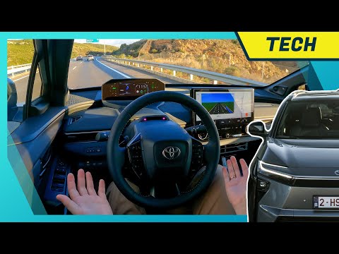 Toyota Safety Sense 3.0 im bZ4X Facelift: Assistenzsysteme im Test | Aktives Lenken