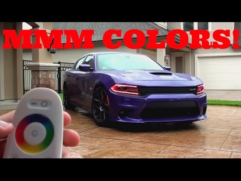 2015+ Dodge Charger RGBW DRL LED Boards Diode Dynamics Walkthrough
