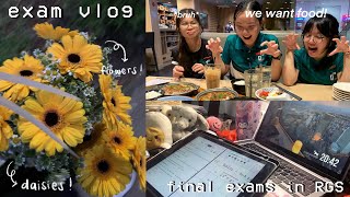 exam diaries 📓 | chem practical, mental breakdowns, writing resume, florist visits, study timelapses
