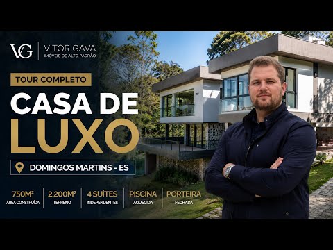 TOUR COMPLETO | Casa de Luxo em Domingos Martins (ES) | 750m² | Condomínio Exclusivo