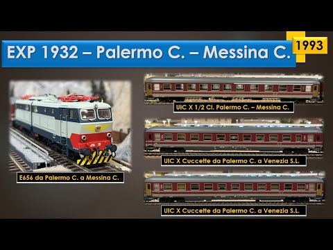 Treno Espresso 1932 da Palermo C. a Messina C. anno 1993