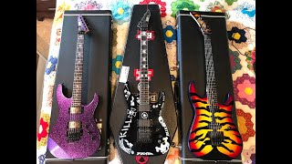 Video thumbnail for ESP KH-2 Purple Sparkle vs Hanneman vs Purple Tiger. Mesa Boogie Triple Rectifier. by TIGHTEN