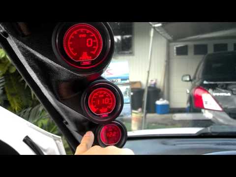 Prosport Evo Gauges on sequence with switch