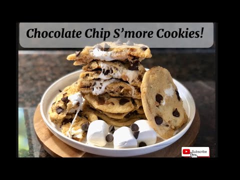 Large Chocolate Chip S’more Cookies Recipe