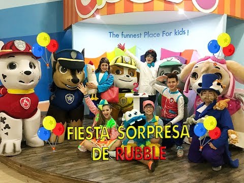 GIGGLES KIDS - FIESTA SORPRESA RUBBLE PAW PATROL