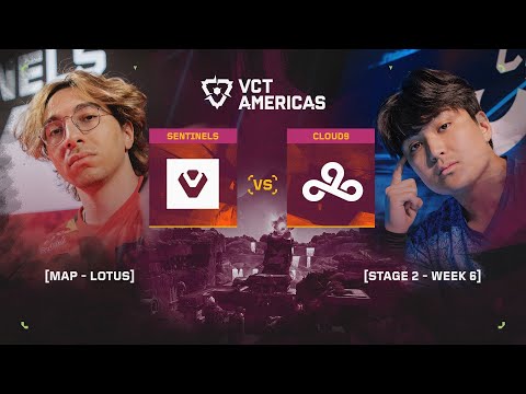 SEN vs. C9 - VCT Americas Stage 2 - Playoffs D2 - Map 3