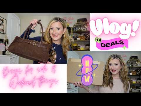 Vlog Weekend: NEW Bags for Sale!! Handbag Unboxing, Bags of the day & What's in my bag?! 💕