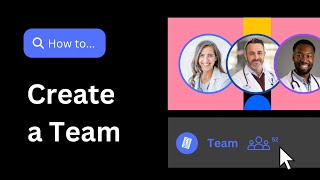 How to create a team in Chartnote Teams
