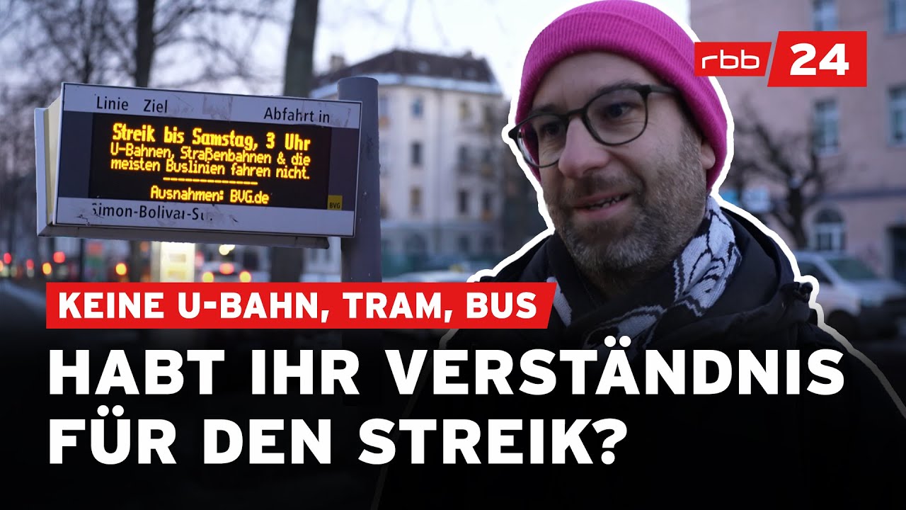Erneuter Warnstreik bei der BVG bremst Berlin aus