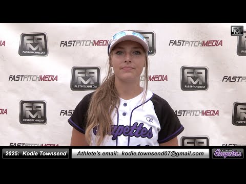 2025 Kodie Townsend 3.6 GPA - Pitcher and Outfielder Softball Recruiting Skills Video - Ca Grapettes