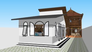 Nhà C4 mái lệch 5x12m ll od11b (link file tk ở phần bình luận)