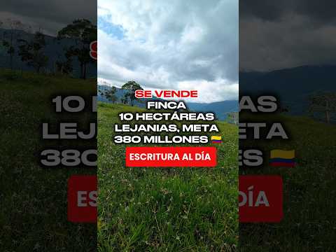 SE VENDE FINCA DE 10 HECTÁREAS EN LEJANIAS, META 🇨🇴 #fincasenventa #lejaniasmetacolombia