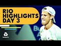 Schwartzman Gets Underway; Marathon Matches for Coria & Fognini | Rio Open 2022 Day 3 Highlights
