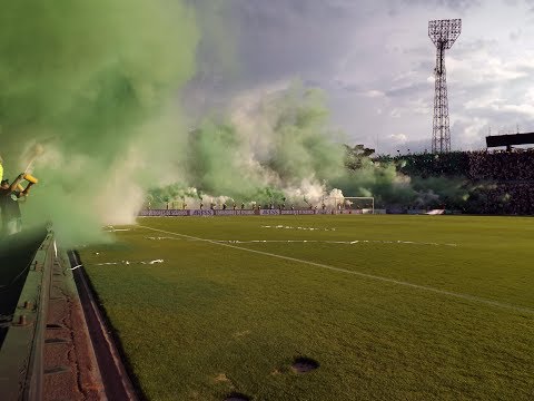 "Atletico Nacional vs Dim | Liga Aguila | Los Del Sur Siempre Presentes - Prado Verde 1999" Barra: Los del Sur &bull; Club: Atlético Nacional