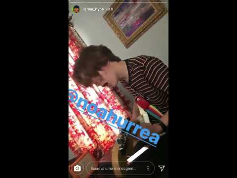 Noah playing guitar and singing, Diarra dancing, Lamar is 10K! | @lamar_hype's stories on Instagram