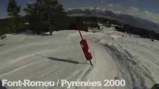 preview picture of video 'Font Romeu Pyrénées 2000 Ski Chesty Gopro Hero 3'