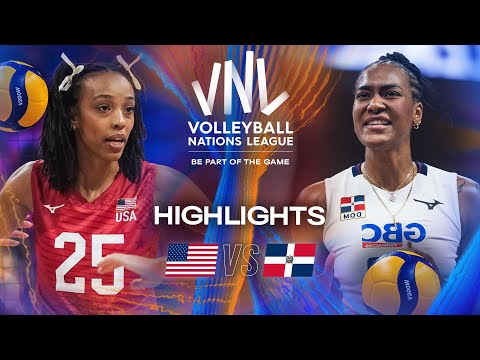 USA 🇺🇸 vs. Dominican Republic 🇩🇴 - Highlights | Week 3 | Women's VNL 2025