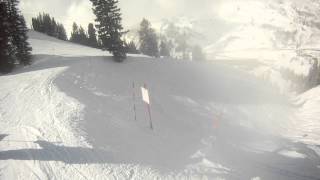 preview picture of video 'Alta, Utah - Skiing Ravine (Black Diamond)'