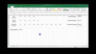 Excel Grade Calculator Tutorial