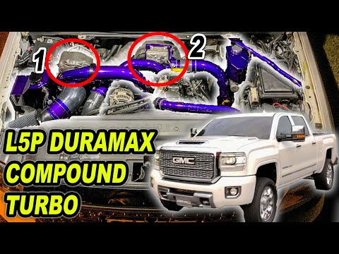 1 OF 10 COMPOUND TURBO L5P DURAMAX SET UP IN THE WORLD
