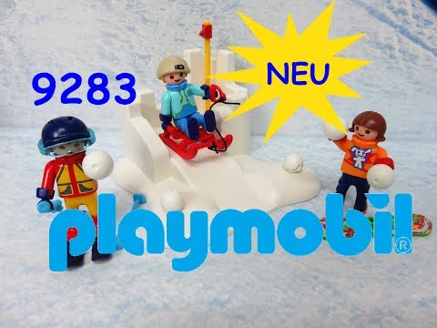 NEU/NEW/NUEVO 2017: #PLAYMOBIL #9283 #Schneeballschlacht - by besserePreise.com