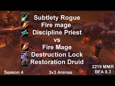 Fire Mage PvP 8.3 - Playing aggressive vs MLD