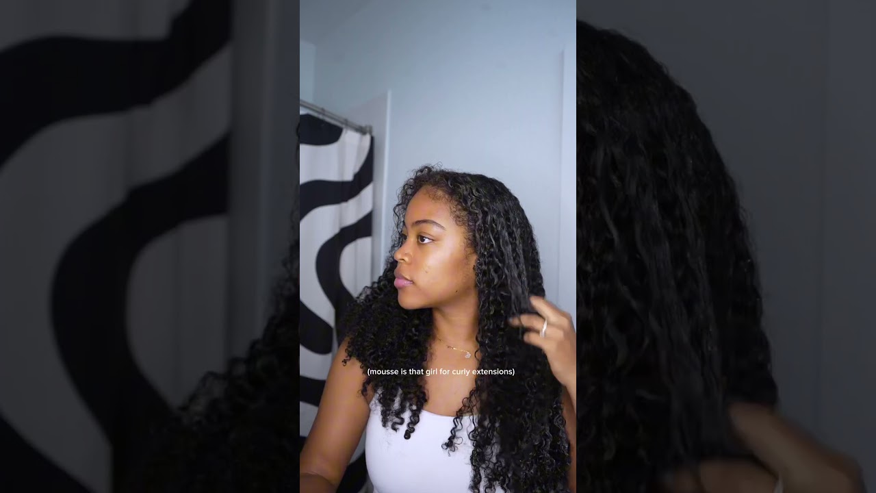 how to install and blend curly clip ins seamlessly