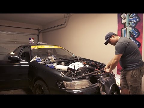 2JZ Water Pump & E-Fan Install