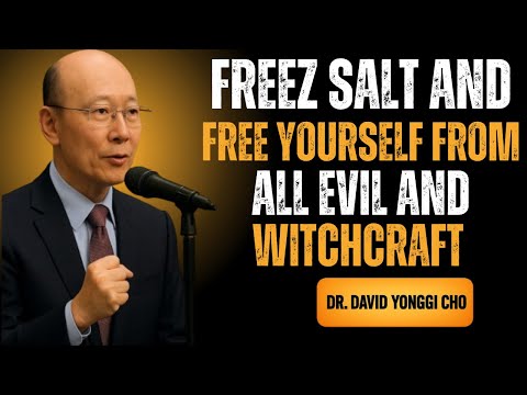 Freeze Salt This Way to Break Witchcraft and Evil Attacks | Dr. David Yonggi Cho Powerful speech