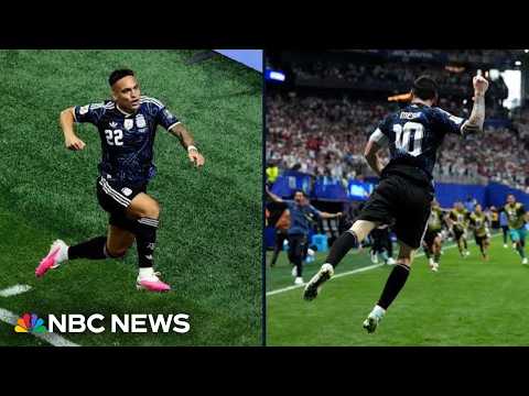 Argentina defeats England 2-1 to advance to World Cup final