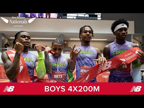 Boys 4x200m - New Balance Nationals Indoor 2025